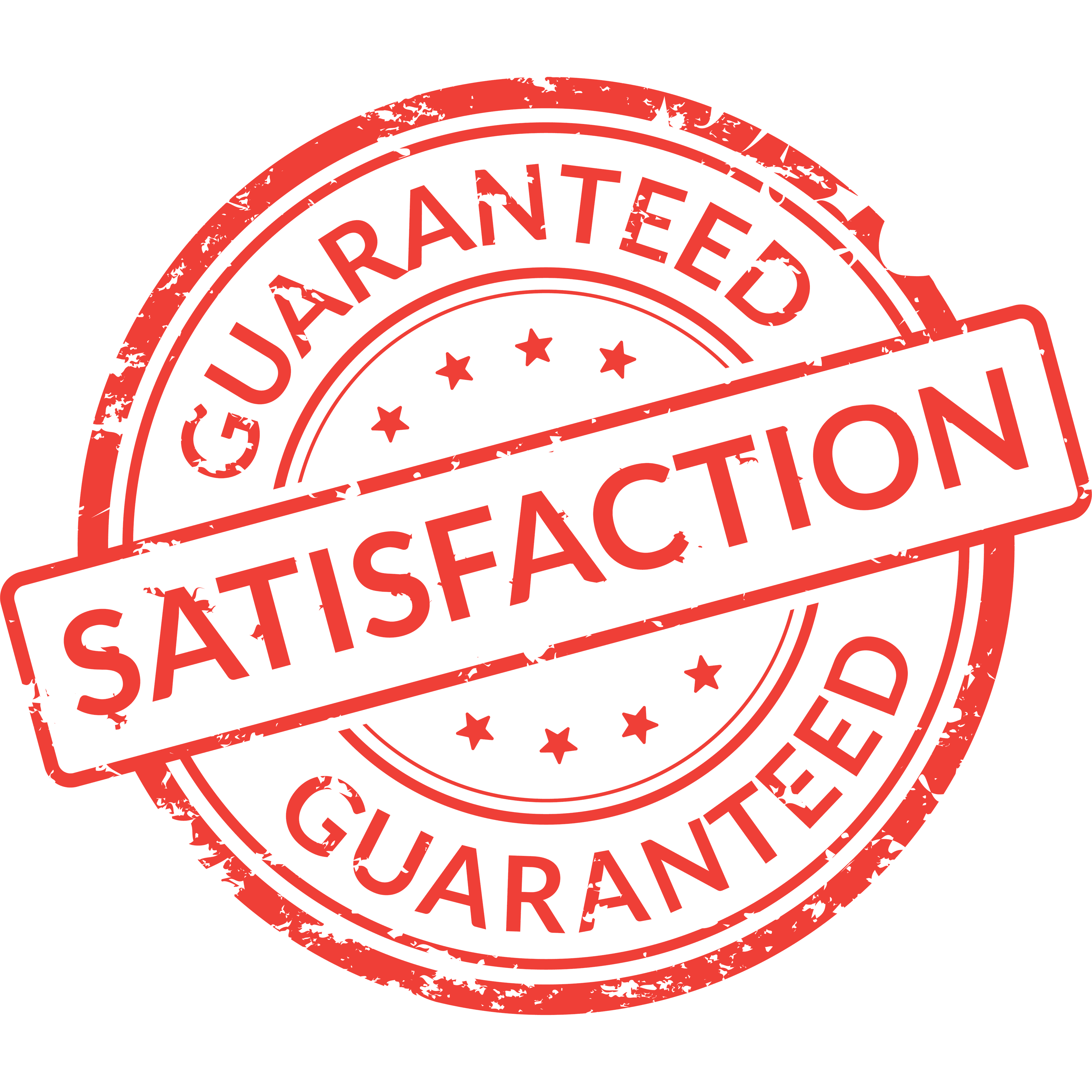 Satisfaction guarantie